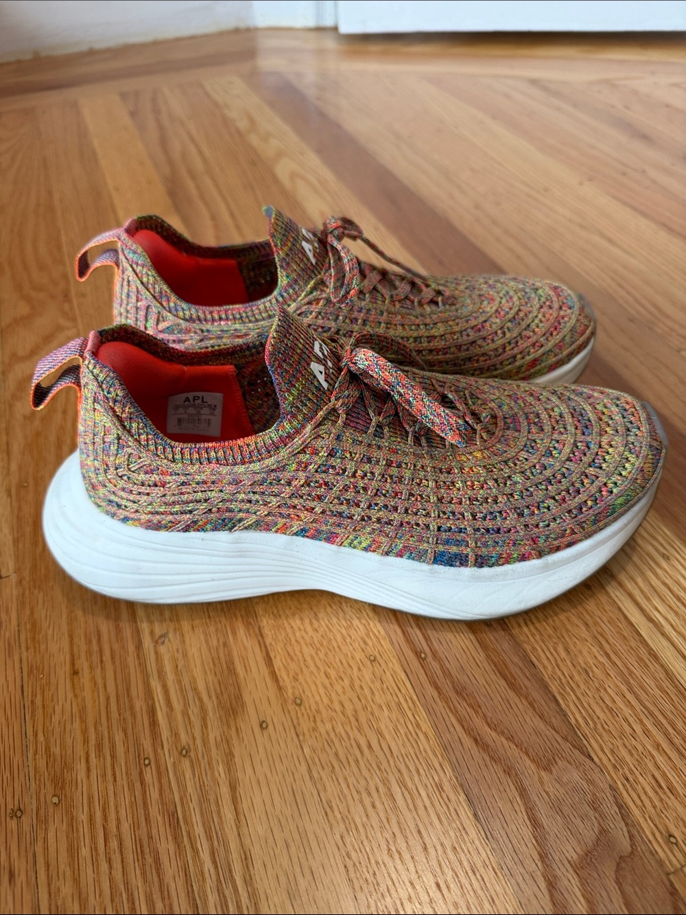 APL Multi-Color Knit Lace-Up Sneakers - Women